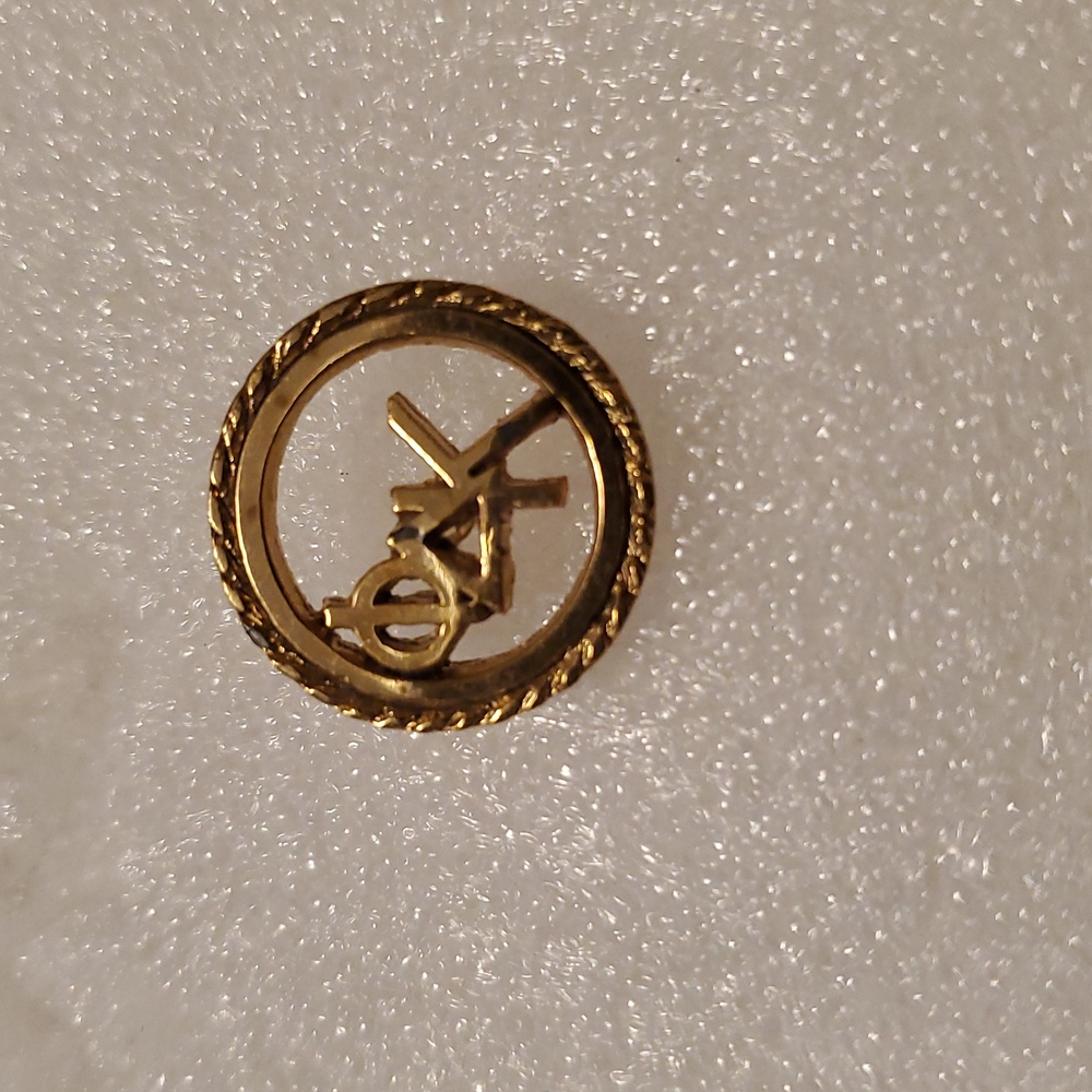 Fraternity Sorority Vintage Phi Delta Kappa Lapel Hat Pin Tie Tack